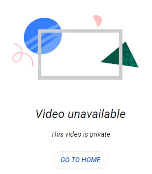 YouTube video is unavailable