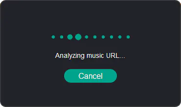 MusicFab Audible Converter starts analyzing the URL