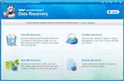 Data Recovery: main interface