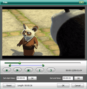 DVD to iPad Converter: trim video