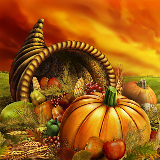 Free Thanksgiving Wallpapers for iPad: Bumper Harvest 10