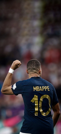 Free FIFA World Cup Qatar 2022 Kylian Mbappé Wallpaper 38 for iPhone and Android