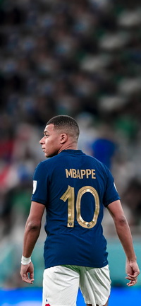 Free FIFA World Cup Qatar 2022 Kylian Mbappé Wallpaper 50 for iPhone and Android