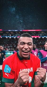 Free Kylian Mbappé Wallpaper 15 for iPhone and Android