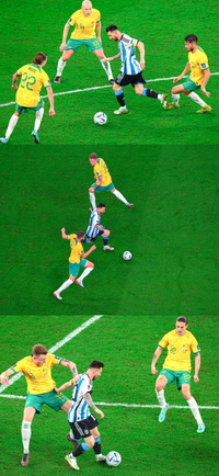 Free FIFA World Cup Qatar 2022 Argentina vs Australia Messi Wallpaper 82 for iPhone and Android