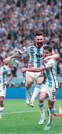 Free FIFA World Cup Qatar 2022 Argentina vs Croatia Messi Wallpaper 12 for iPhone and Android