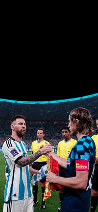 Free FIFA World Cup Qatar 2022 Argentina vs Croatia Messi Wallpaper 13 for iPhone and Android