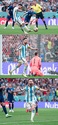 Free FIFA World Cup Qatar 2022 Argentina vs Croatia Messi Wallpaper 3 for iPhone and Android