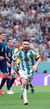 Free FIFA World Cup Qatar 2022 Argentina vs Croatia Messi Wallpaper 33 for iPhone and Android