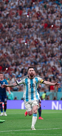 Free FIFA World Cup Qatar 2022 Argentina vs Croatia Messi Wallpaper 34 for iPhone and Android