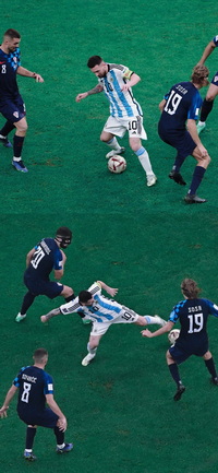 Free FIFA World Cup Qatar 2022 Argentina vs Croatia Messi Wallpaper 77 for iPhone and Android
