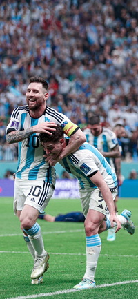 Free FIFA World Cup Qatar 2022 Argentina vs Croatia Messi Wallpaper 9 for iPhone and Android