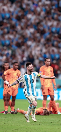 Free FIFA World Cup Qatar 2022 Argentina vs Netherlands Messi Wallpaper 13 for iPhone and Android