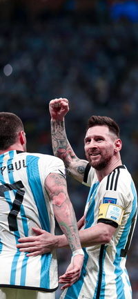 Free FIFA World Cup Qatar 2022 Argentina vs Netherlands Messi Wallpaper 14 for iPhone and Android