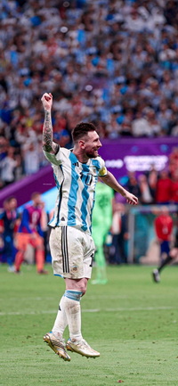 Free FIFA World Cup Qatar 2022 Argentina vs Netherlands Messi Wallpaper 17 for iPhone and Android