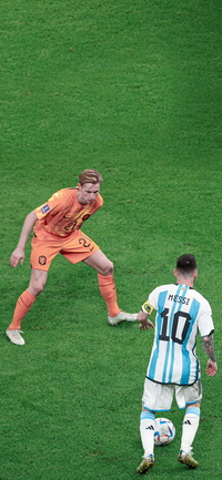 Free FIFA World Cup Qatar 2022 Argentina vs Netherlands Messi Wallpaper 24 for iPhone and Android