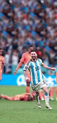 Free FIFA World Cup Qatar 2022 Argentina vs Netherlands Messi Wallpaper 9 for iPhone and Android