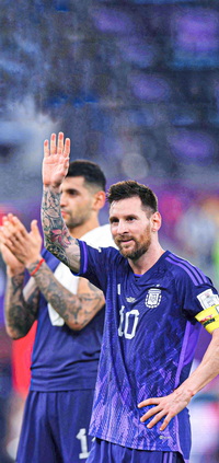 Free FIFA World Cup Qatar 2022 Argentina vs Poland Messi Wallpaper 25 for iPhone and Android