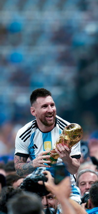 Free FIFA World Cup Qatar 2022 Final Lionel Messi Wallpaper 102 for iPhone and Android