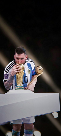 Free FIFA World Cup Qatar 2022 Final Lionel Messi Wallpaper 104 for iPhone and Android