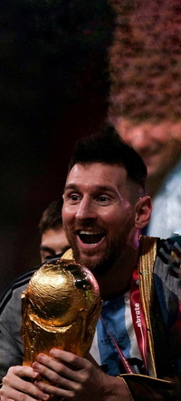 Free FIFA World Cup Qatar 2022 Final Lionel Messi Wallpaper 105 for iPhone and Android