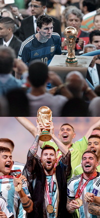 Free FIFA World Cup Qatar 2022 Final Lionel Messi Wallpaper 13 for iPhone and Android