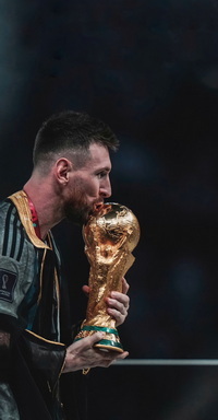 Free FIFA World Cup Qatar 2022 Final Lionel Messi Wallpaper 136 for iPhone and Android