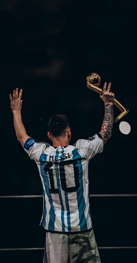 Free FIFA World Cup Qatar 2022 Final Lionel Messi Wallpaper 137 for iPhone and Android