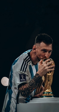 Free FIFA World Cup Qatar 2022 Final Lionel Messi Wallpaper 138 for iPhone and Android