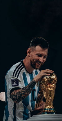 Free FIFA World Cup Qatar 2022 Final Lionel Messi Wallpaper 139 for iPhone and Android