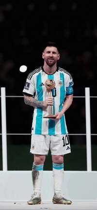 Free FIFA World Cup Qatar 2022 Final Lionel Messi Wallpaper 14 for iPhone and Android