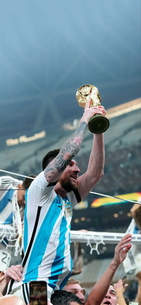 Free FIFA World Cup Qatar 2022 Final Lionel Messi Wallpaper 143 for iPhone and Android