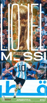 Free FIFA World Cup Qatar 2022 Final Lionel Messi Wallpaper 161 for iPhone and Android