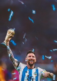 Free FIFA World Cup Qatar 2022 Final Lionel Messi Wallpaper 167 for iPhone and Android