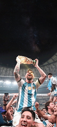 Free FIFA World Cup Qatar 2022 Final Lionel Messi Wallpaper 17 for iPhone and Android