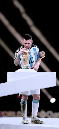Free FIFA World Cup Qatar 2022 Final Lionel Messi Wallpaper 170 for iPhone and Android