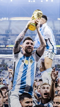 Free FIFA World Cup Qatar 2022 Final Lionel Messi Wallpaper 177 for iPhone and Android