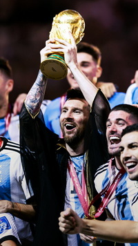Free FIFA World Cup Qatar 2022 Final Lionel Messi Wallpaper 180 for iPhone and Android