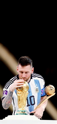 Free FIFA World Cup Qatar 2022 Final Lionel Messi Wallpaper 22 for iPhone and Android