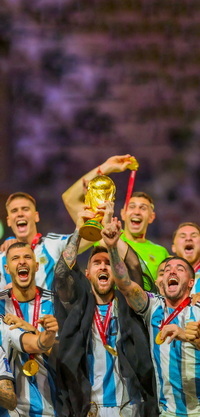Free FIFA World Cup Qatar 2022 Final Lionel Messi Wallpaper 29 for iPhone and Android