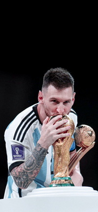 Free FIFA World Cup Qatar 2022 Final Lionel Messi Wallpaper 3 for iPhone and Android