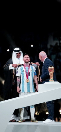 Free FIFA World Cup Qatar 2022 Final Lionel Messi Wallpaper 4 for iPhone and Android
