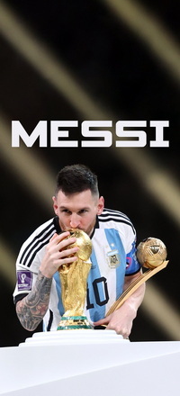 Free FIFA World Cup Qatar 2022 Final Lionel Messi Wallpaper 46 for iPhone and Android
