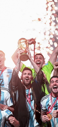 Free FIFA World Cup Qatar 2022 Final Lionel Messi Wallpaper 5 for iPhone and Android