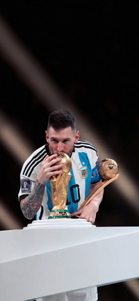 Free FIFA World Cup Qatar 2022 Final Lionel Messi Wallpaper 53 for iPhone and Android