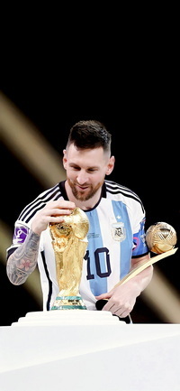 Free FIFA World Cup Qatar 2022 Final Lionel Messi Wallpaper 75 for iPhone and Android