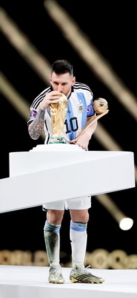Free FIFA World Cup Qatar 2022 Final Lionel Messi Wallpaper 77 for iPhone and Android