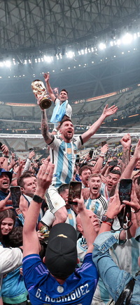 Free FIFA World Cup Qatar 2022 Final Lionel Messi Wallpaper 8 for iPhone and Android