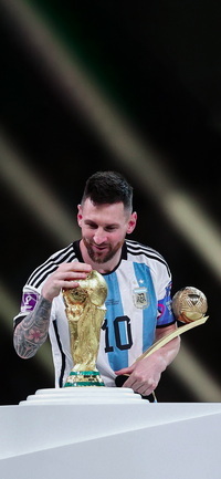 Free FIFA World Cup Qatar 2022 Final Lionel Messi Wallpaper 80 for iPhone and Android