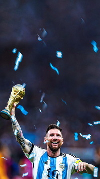 Free FIFA World Cup Qatar 2022 Final Lionel Messi Wallpaper 99 for iPhone and Android